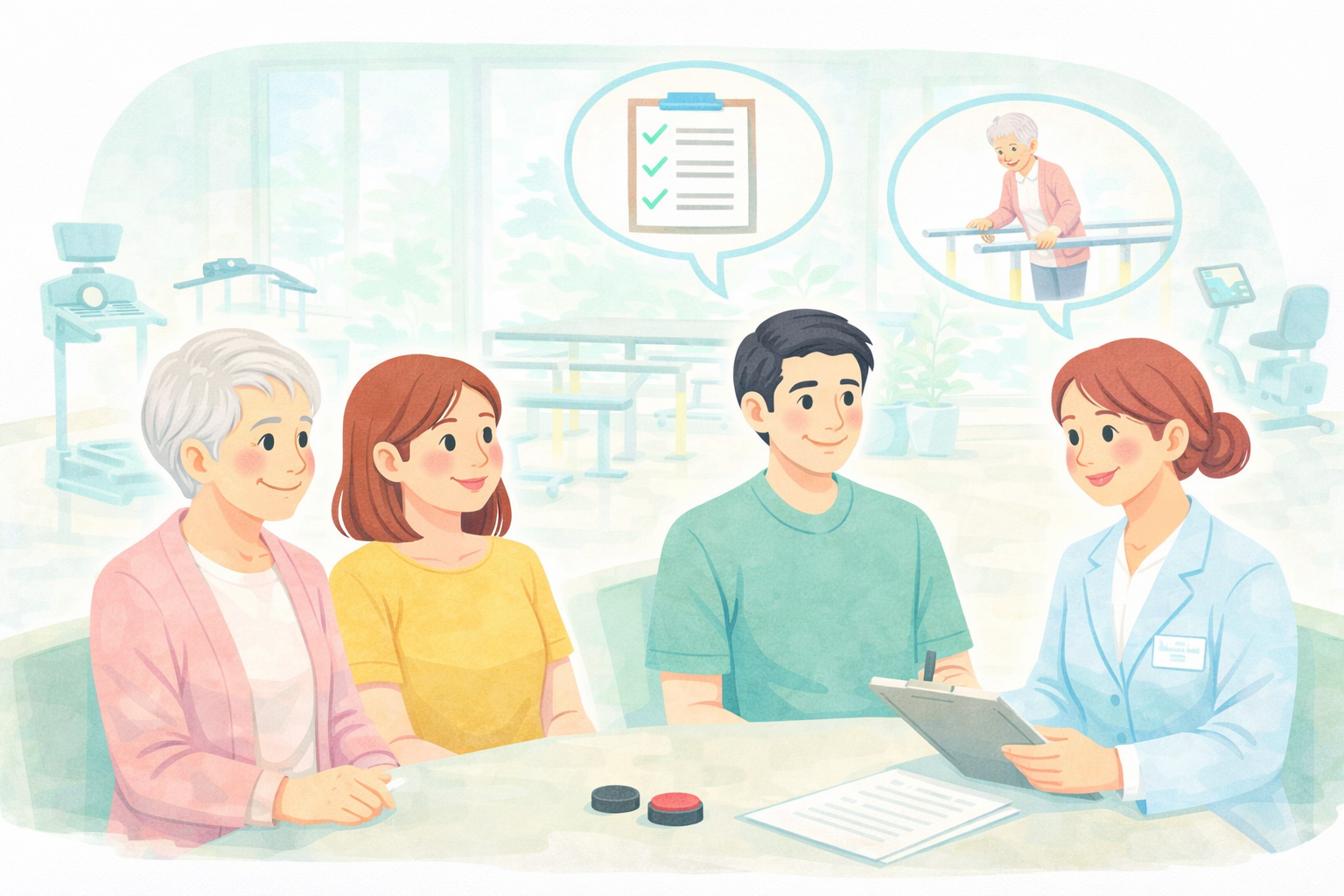 ご相談・施設のご見学のイメージイラスト