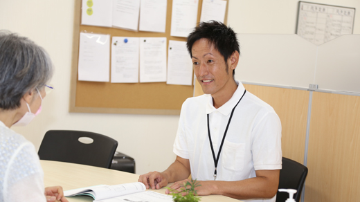 介護に関するご相談への対応しているイメージ画像